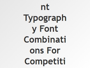 Clean Tournament Typography for Gaming Banners